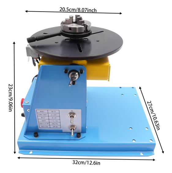 Welding Rotating Positioner, Rotating Table, Welding Positioner, 10kg (Horizontal)/5kg (Vertical) Welding Rotating Positioner, Rotating Table, Welding Positioner, 10kg (Horizontal)/5kg (Vertical)