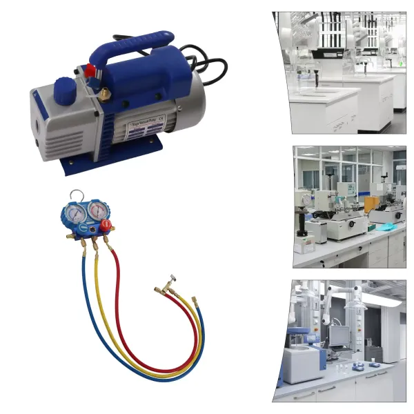 Vacuum pump distributor pressure gauge Air conditioning unit