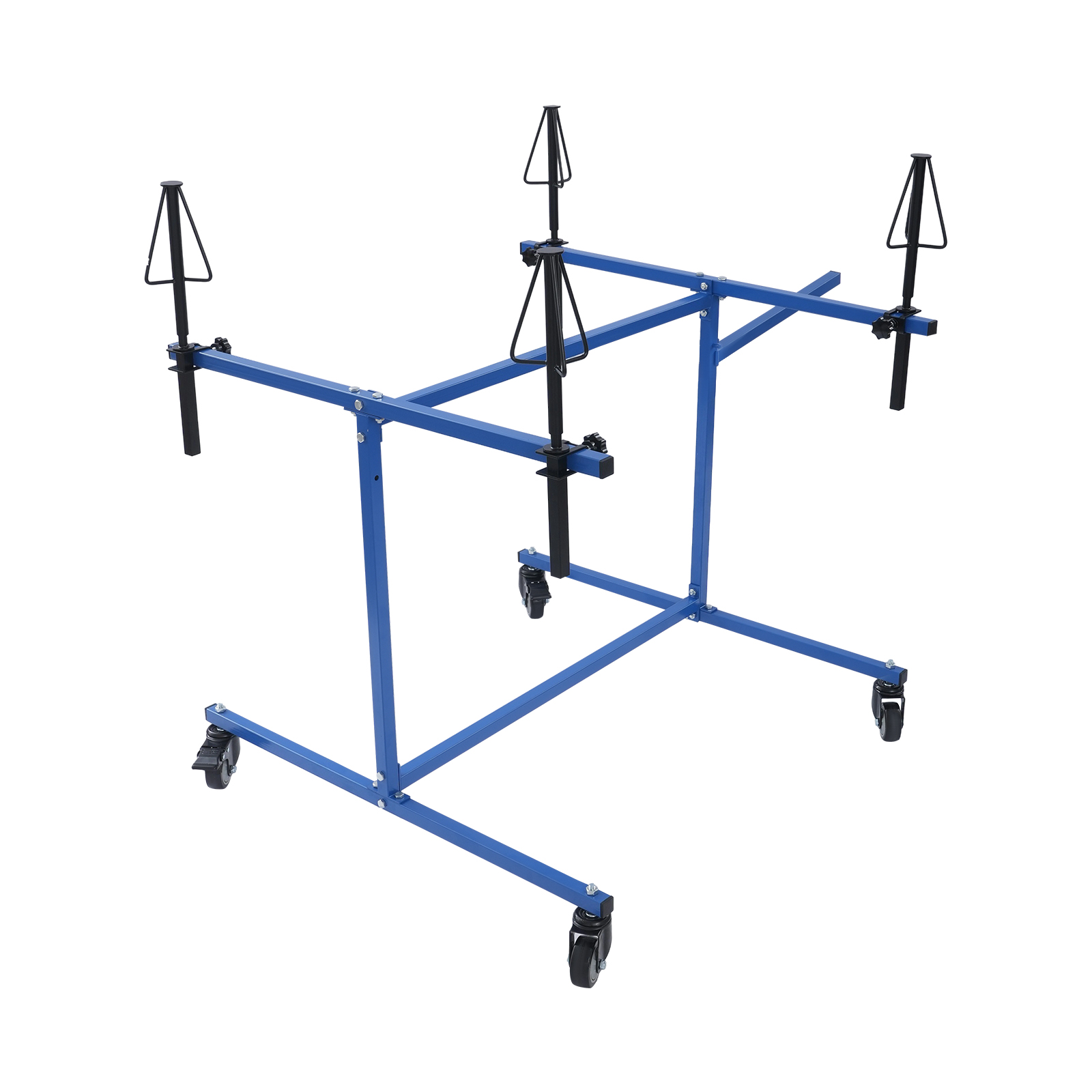 Wheel Paint Stand Rack, Wheel Rim Painting Stand, Painting Car Repair Rack - Blue Wheel Paint Stand Rack, Wheel Rim Painting Stand, Painting Car Repair Rack - Blue