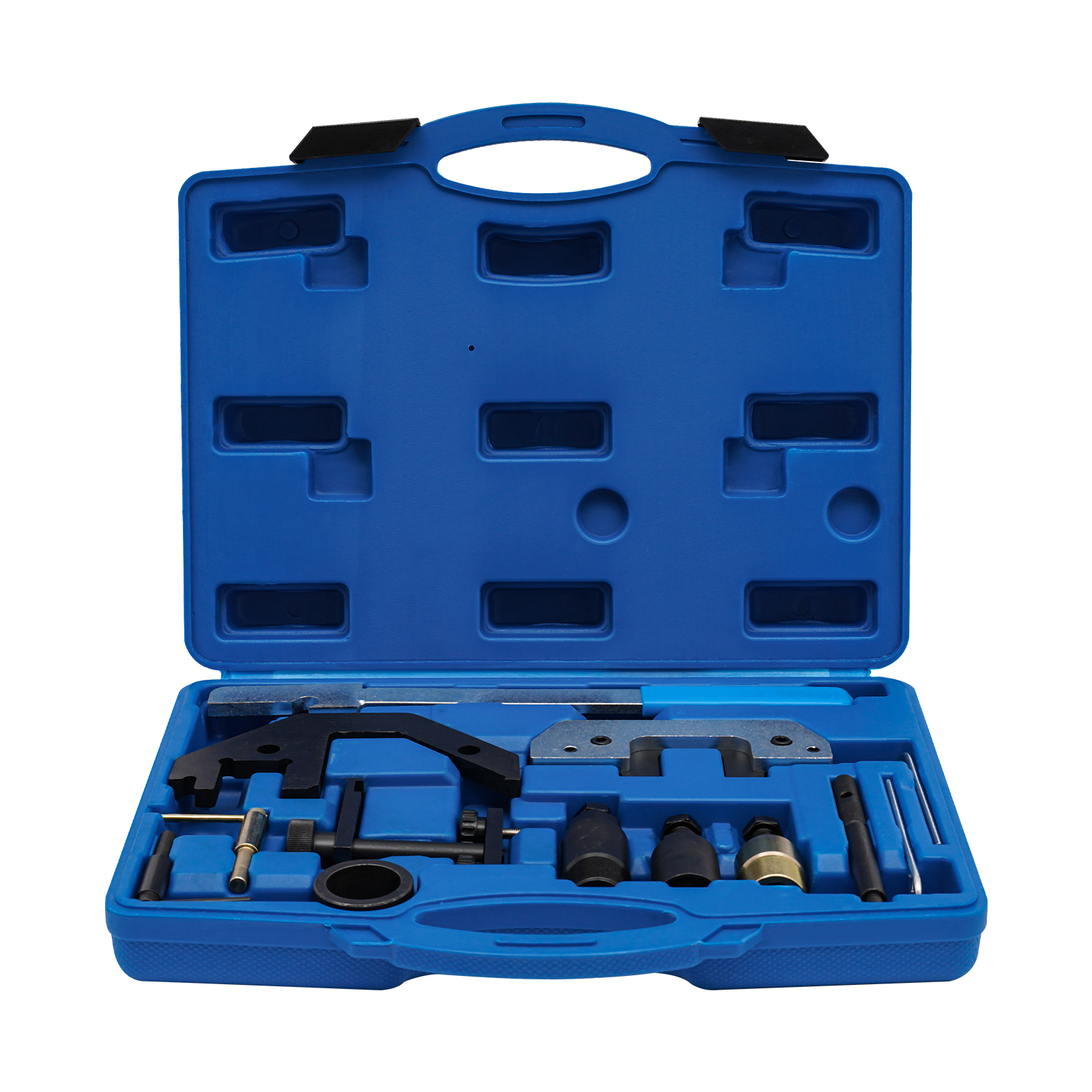 Engine Timing Tool Set for BMW 1 3 5 6 7 X3 X5 Land Rover Vauxhall Opel Carbon Steel 14.76*2.75*12.2in Easy to Carry and Store Blue