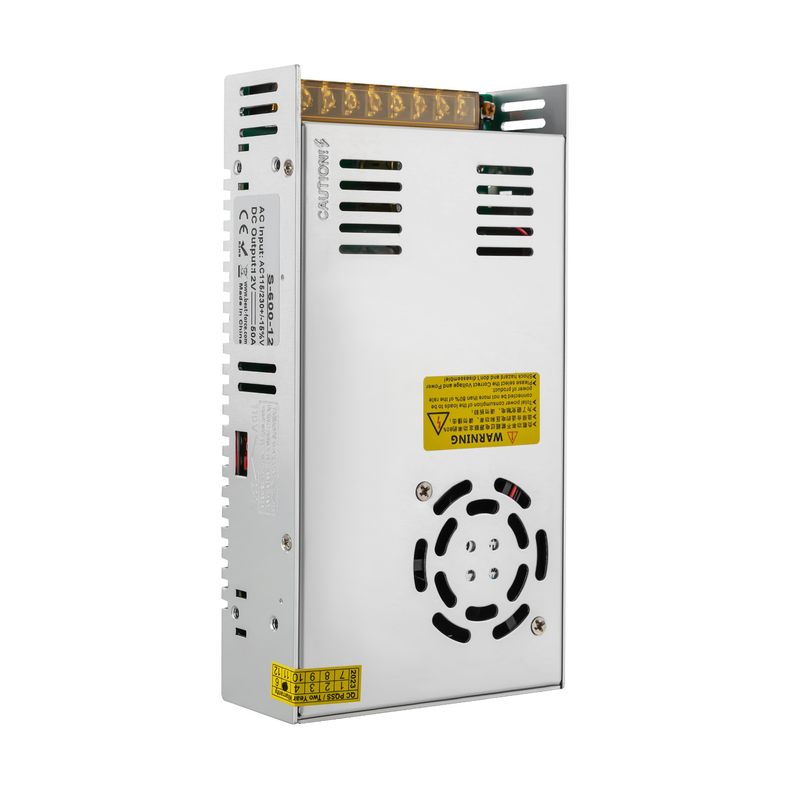 12V 50A 600W DC 12V Power Supply, AC 220V Voltage Converter to Transformer, 12V Volt Transformer
