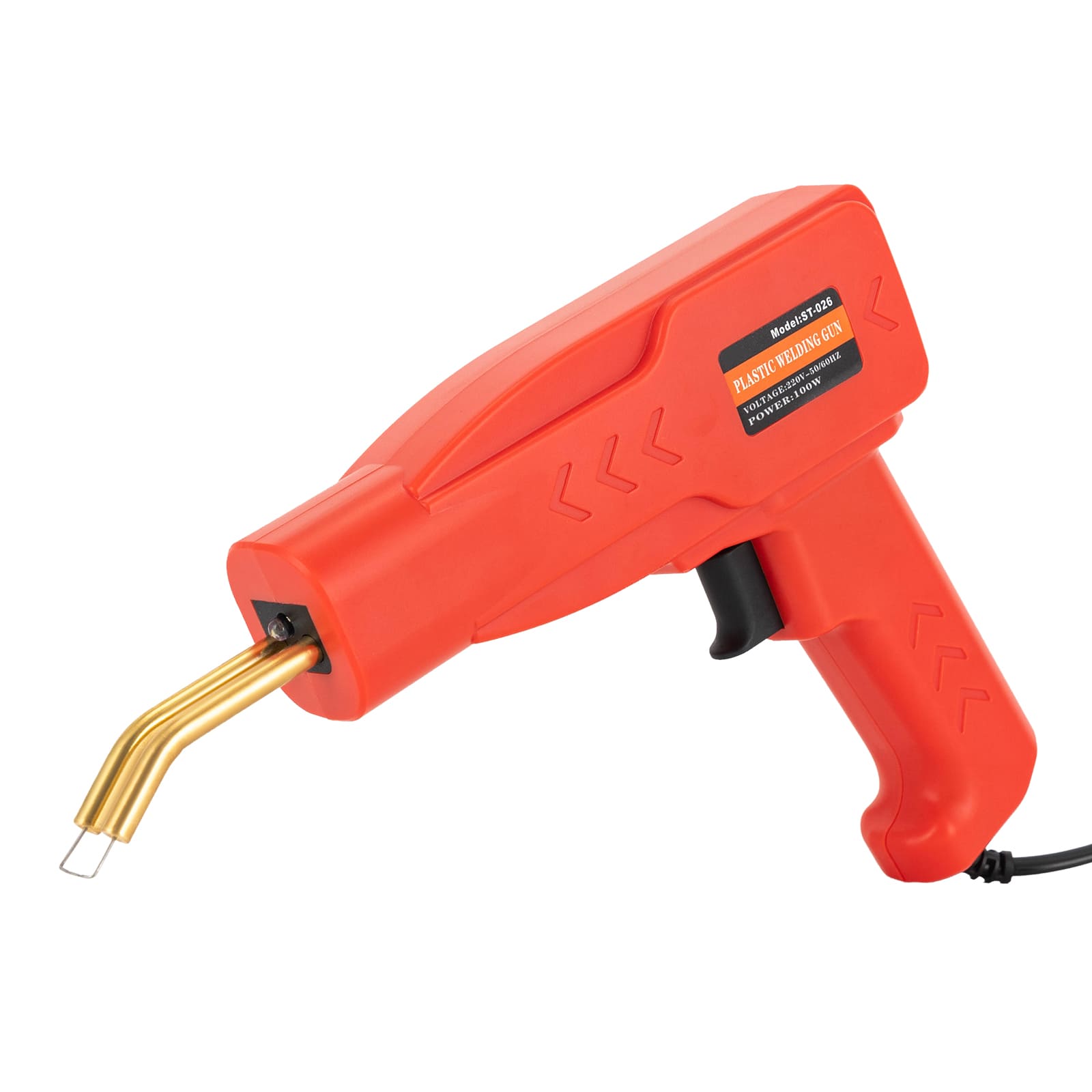 Plastic welder, Car bumper repair kit, for repairing various plastics such as ABS, PP, TPO, TPE, etc (red)