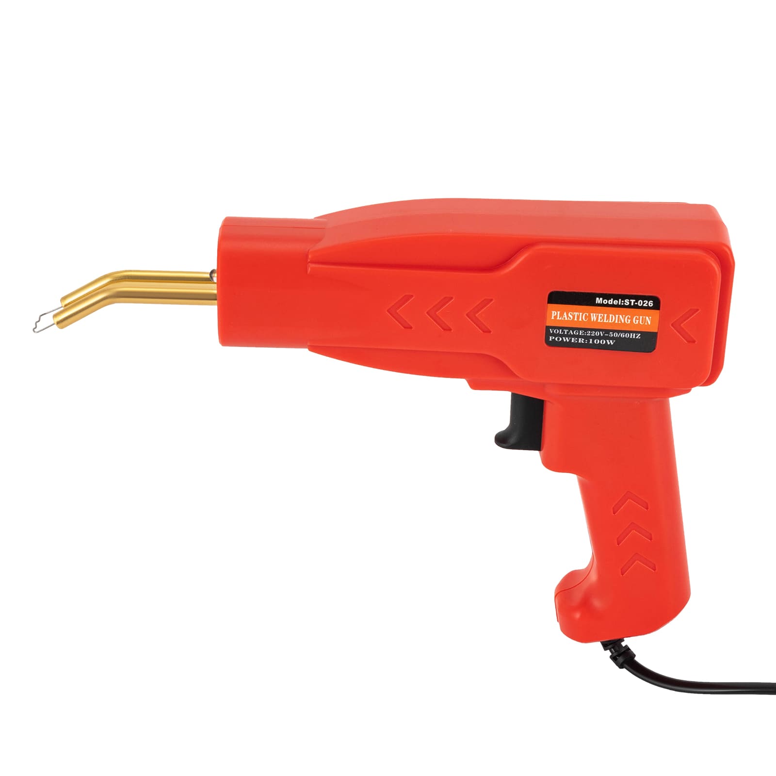 Plastic welder, Car bumper repair kit, for repairing various plastics such as ABS, PP, TPO, TPE, etc (red)