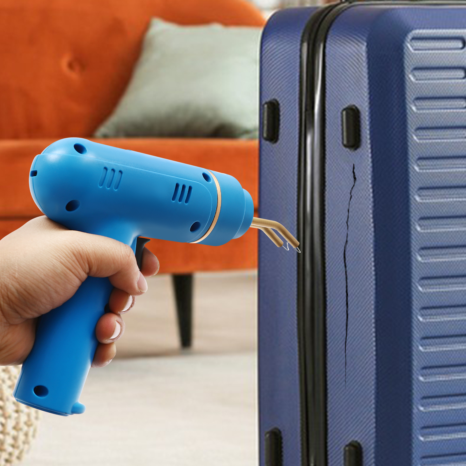 Wireless plastic welding machine, welding machine, 200 W Max. heating temperature: 800°C, 23*16.5*5.5cm