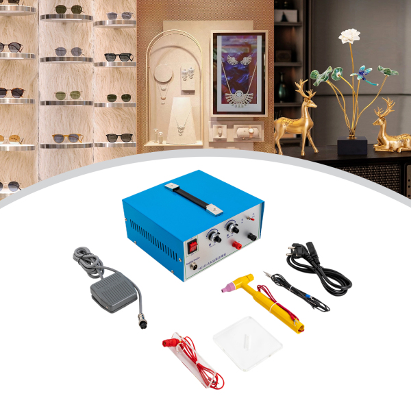 500W Handheld Spot Welder Portable Machine DIY Welding Tool Adjustable Machine with Spot Welding Gun For The Rapid Welding Of Gold