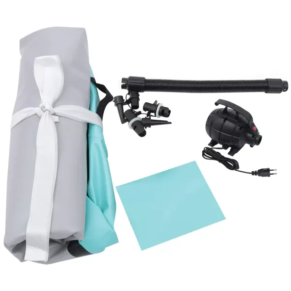 Inflatable Gymnastics Mat - with Electric Air Pump for Gymnastics, Exercise, Park, Home Use Inflatable Gymnastics Mat - with Electric Air Pump for Gymnastics, Exercise, Park, Home Use