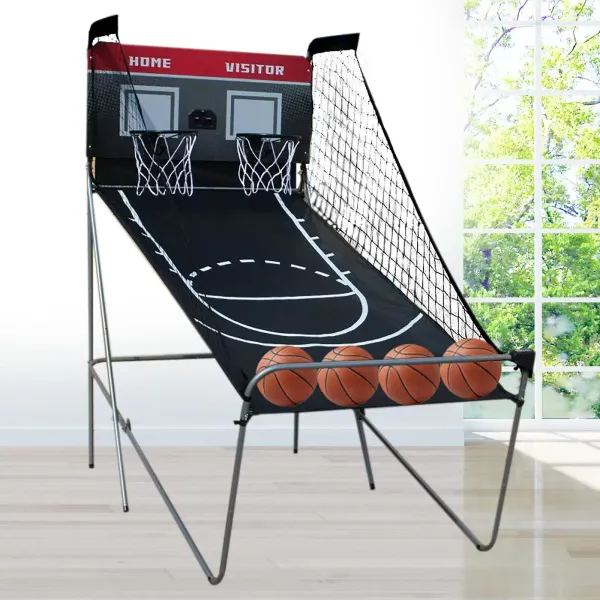 Basketball Hoop with 4 Basketballs - For Children - Indoor and Outdoor