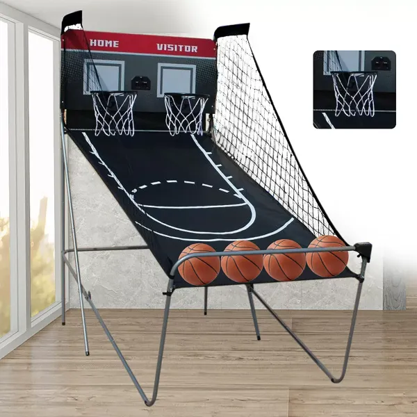 Basketball Hoop with 4 Basketballs - For Children - Indoor and Outdoor