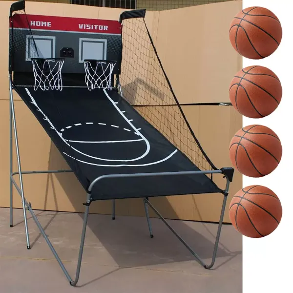 Basketball Hoop with 4 Basketballs - For Children - Indoor and Outdoor