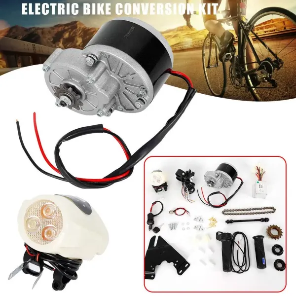 24V/36V Electric Bike Conversion Kit, E-Bike Motor Conversion Kit, 250W Bike Controller for 22-29" Bike
