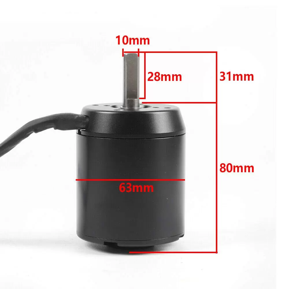 6384 120KV Sensored Brushless Moteur ESC High Efficiency pour E-Scooter Skateboard 6384 120KV Sensored Brushless Moteur ESC High Efficiency pour E-Scooter Skateboard