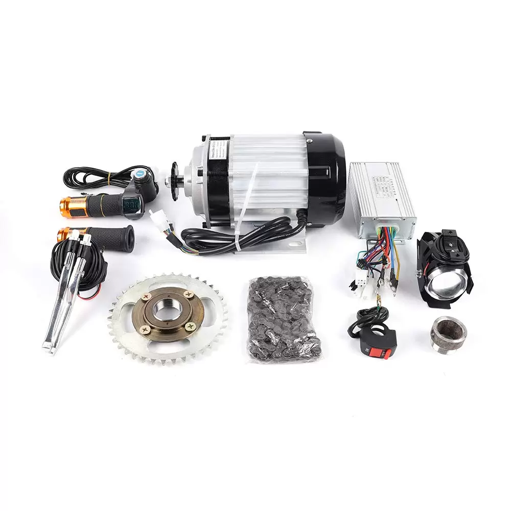 48V Brushless Electric Motor with Control 750W for E-Bike and Scooter for Bicycle Chain Drive Electric Gear Bicycle Rear Derailleur E-Bike