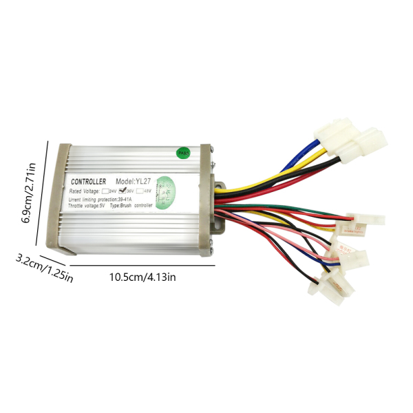 1000W Electric Scooter Brush Motor, DC 48V Controller Control Unit Motor, Throttle Grip Set