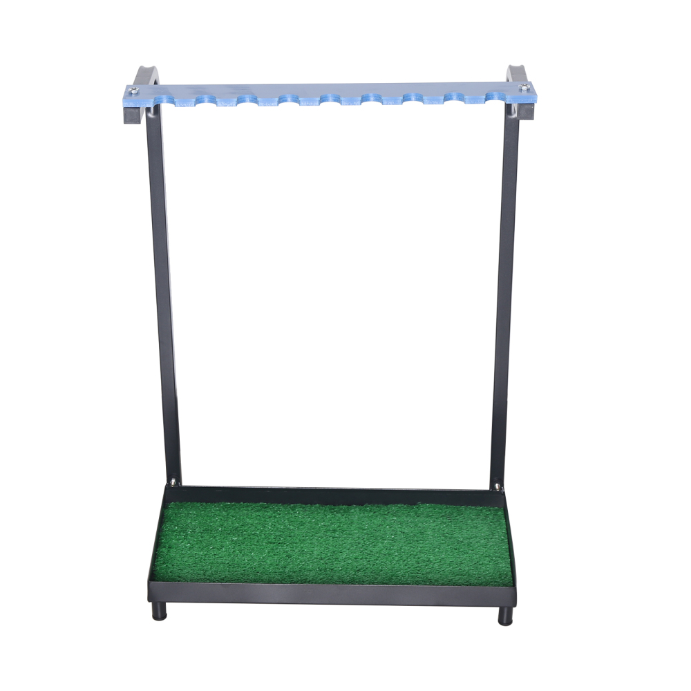 9 Golf Club Set Storage, Golf Putter Stand, Heavy Duty Metal Organizer, 9 Putters and Equipment