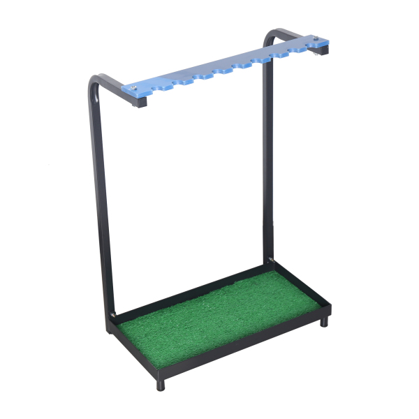 9 Golf Club Set Storage, Golf Putter Stand, Heavy Duty Metal Organizer, 9 Putters and Equipment