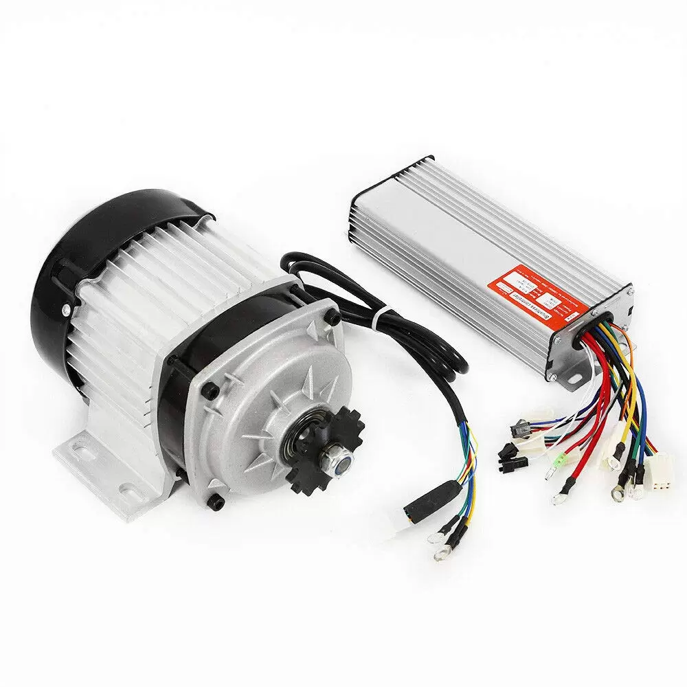 700W 48V DC DIY Brushless Bike Tricycle Electric Motor with Controller Permanent Magnet Brushless Motor for Tricycles E-bikes Electric Scooters