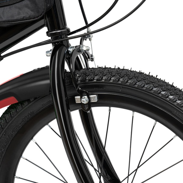 20 Inch Mountain Bike Carbon Steel Children's Mountain Bike Double Disc for Girls Boys  Kids Girls Boys Bike 7 Gang Speed 85 Kg Red