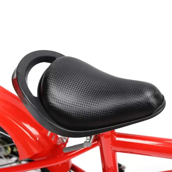 14 Inch Children's Bike For Boys Girls Non-slip Steel Balance Stabilizers For Uneven Roads Muddy Roads Grasslands Mountain Roads Sandy Areas Red