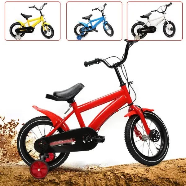 14 Inch Children's Bike For Boys Girls Non-slip Steel Balance Stabilizers For Uneven Roads Muddy Roads Grasslands Mountain Roads Sandy Areas Red 14 Inch Children's Bike For Boys Girls Non-slip Steel Balance Stabilizers For Uneven Roads Muddy Roads Grasslands Mountain Roads Sandy Areas Red