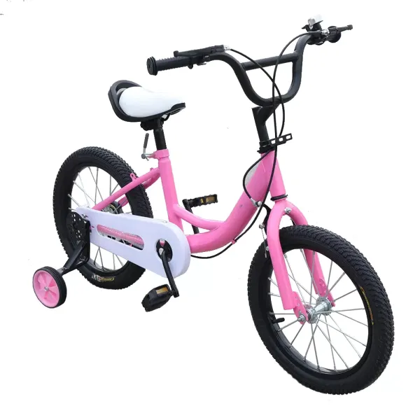 16 Inch Children's Bicycle for Boys  Universal Children's Bicycle with Training Wheels Pink Bike  Suitable for Children with Height of 105cm to 135cm
