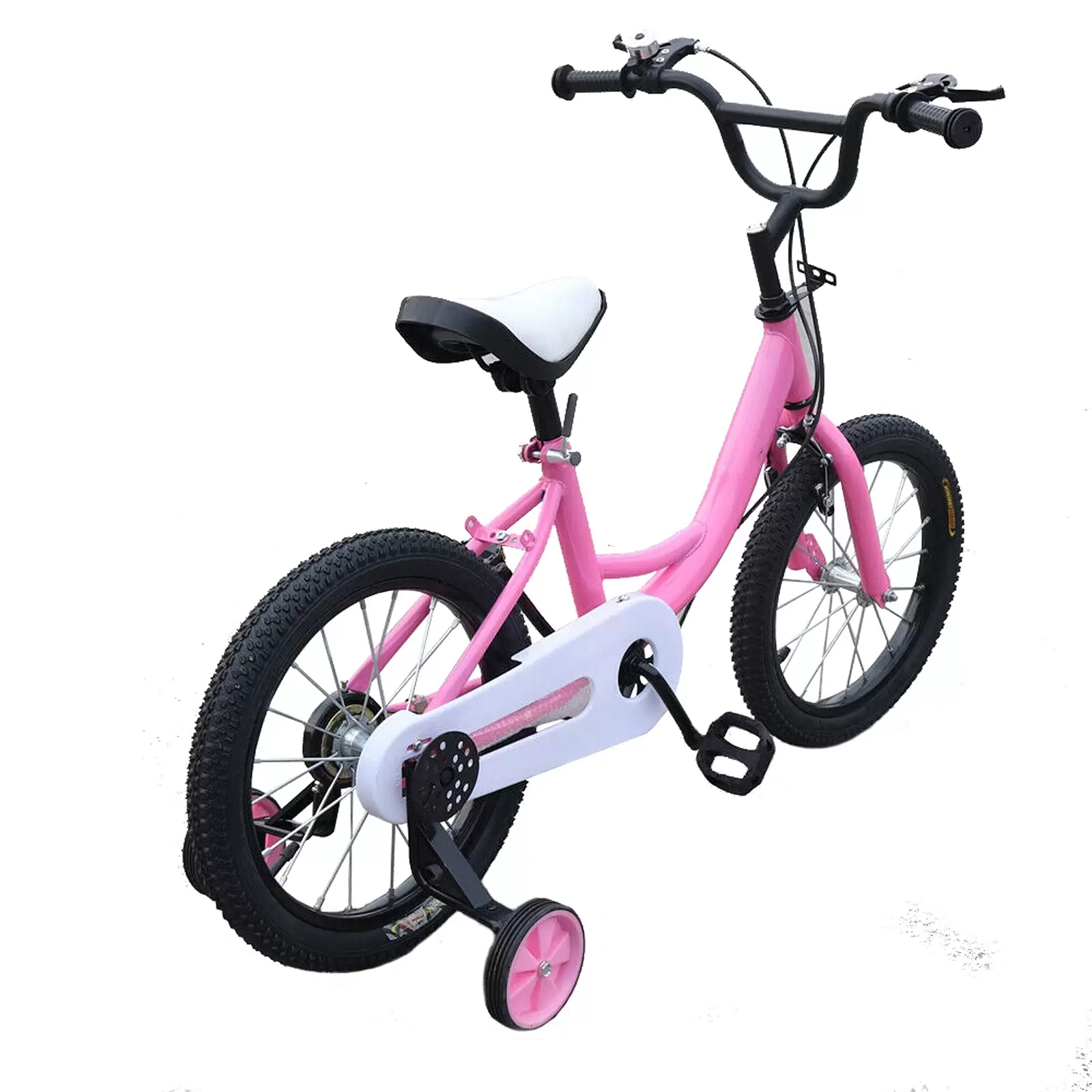 16 Inch Children's Bicycle for Boys Universal Children's Bicycle with Training Wheels Pink Bike Suitable for Children with Height of 105cm to 135cm 16 Inch Children's Bicycle for Boys Universal Children's Bicycle with Training Wheels Pink Bike Suitable for Children with Height of 105cm to 135cm