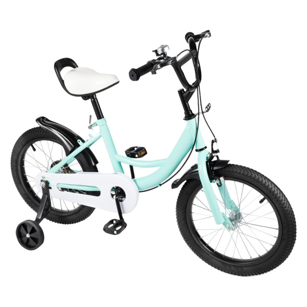 16 Inch Children's Bike for Girls and Boys from 4 to 8 Years Old with Non-slip Stabilizers Suitable for Children with Height of 105cm to 135cm