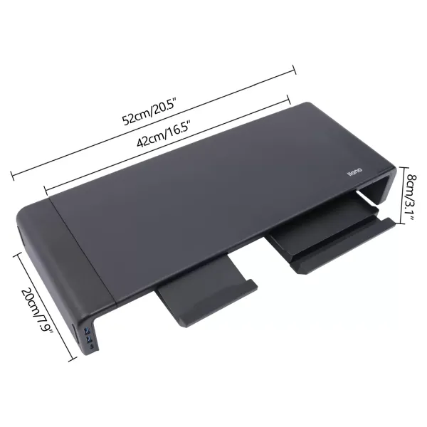 Steel Monitor Stand - Computer Stand - Support Data Transfer Up to with Micro B to USB 3.0 Data Cable Steel Monitor Stand - Computer Stand - Support Data Transfer Up to with Micro B to USB 3.0 Data Cable