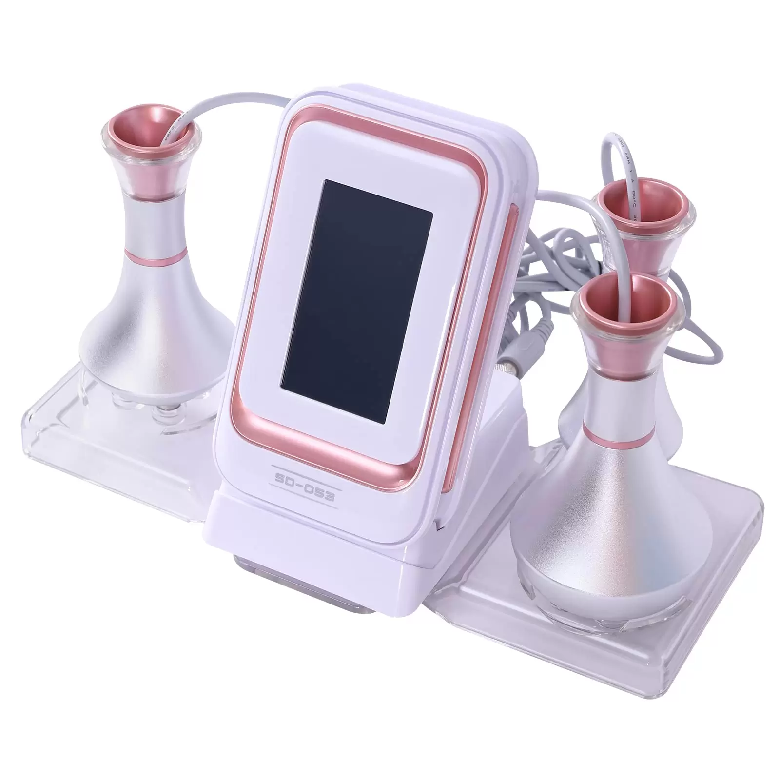 Ultrasonic Cavitation Body Slimming Machine Body Shaping Skin Sticky Weight Loss Tool 3 in 1 for Skin Care 80W Use On The Face Neck