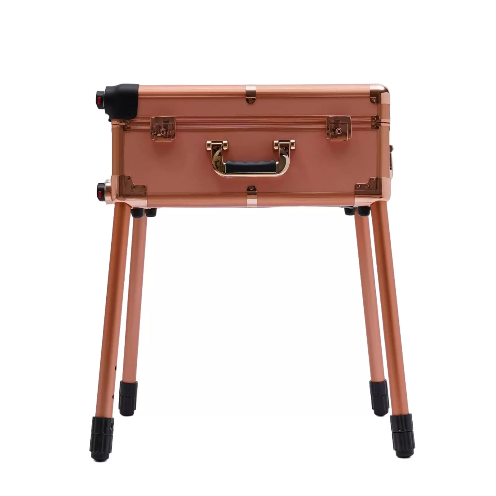 Makeup box, vanity with 4 wheels, lighting, mirror, professional vanity, easy to clean lid and shelves Makeup box, vanity with 4 wheels, lighting, mirror, professional vanity, easy to clean lid and shelves