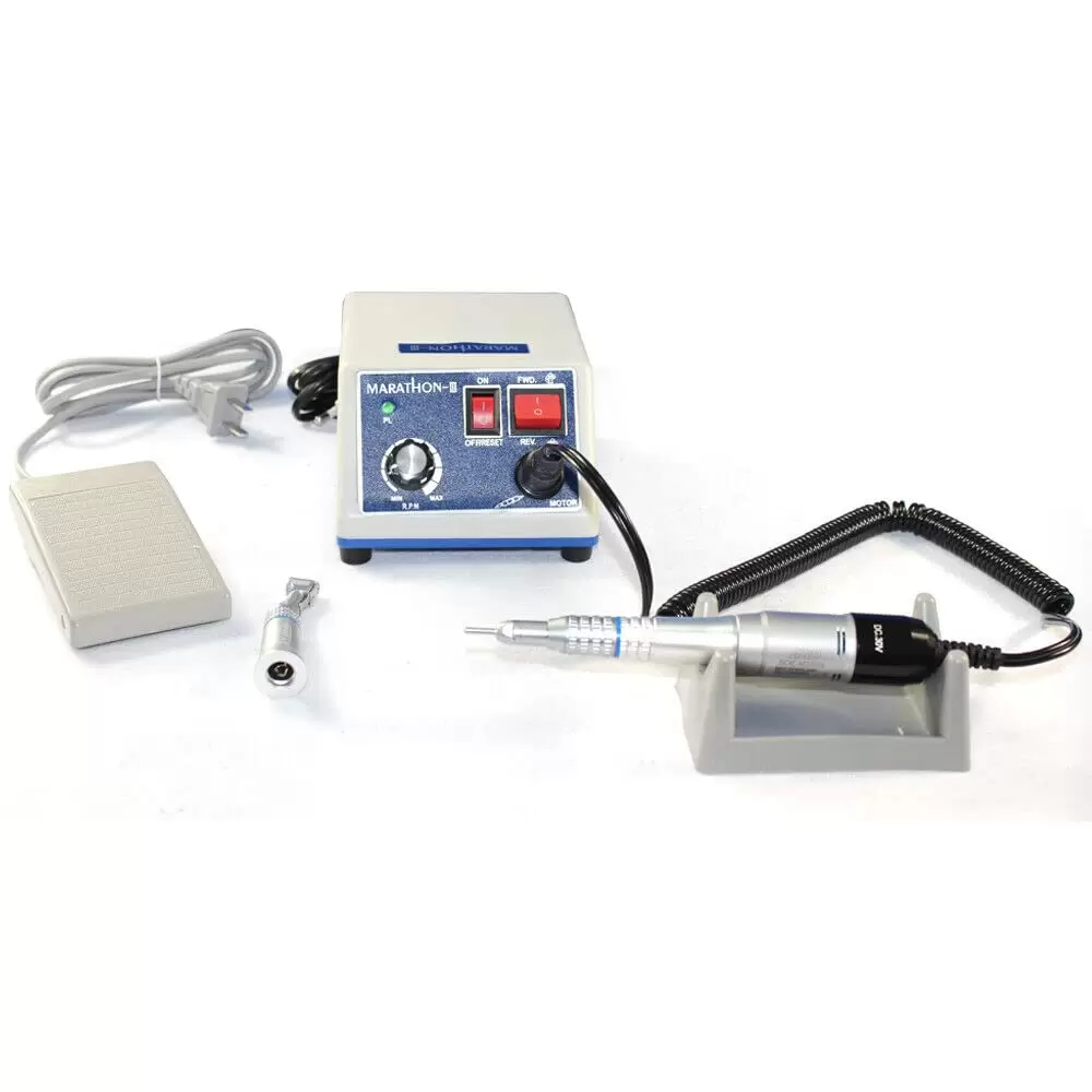 Dental Laboratory Marathon 35k Rpm Handpiece+control Box Micromotor Micro Motor Handpiece Polishing Handpiece Electric Micromotor
