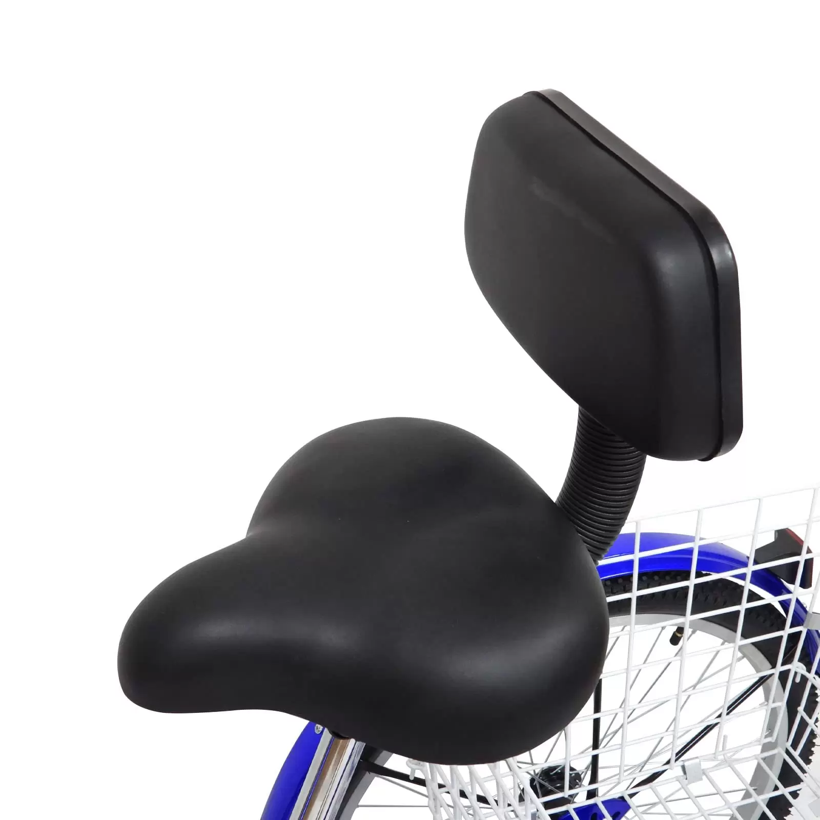 Tricycle for Adults 24 Inch 7-Speed Tricycle for Seniors Folding Bike 3 Wheel Tricycle Cruise Tricycle 3-Wheel Bicycle Tricycle Cargo Bike with Basket