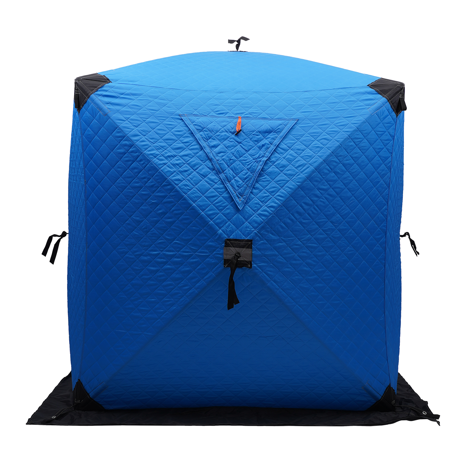 Portable Ice Fishing Shelter for Anglers Square Thermal Ice Fishing Hut with Reflective Strips Portable Ice Fishing Tent Fishing Shelter Blue Portable Ice Fishing Shelter for Anglers Square Thermal Ice Fishing Hut with Reflective Strips Portable Ice Fishing Tent Fishing Shelter Blue