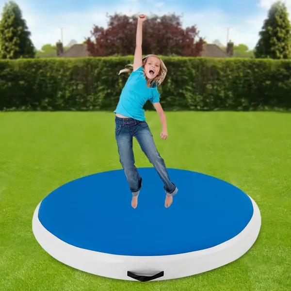 Inflatable Tumbling Mat - With Pump - Gymnastics Mat - For Outdoor, Fitness and Outdoor Use - Height: 10 cm