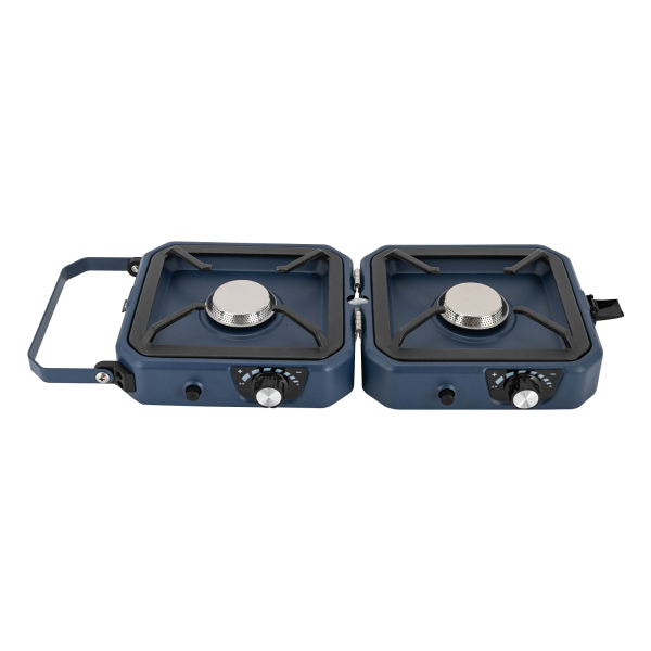 CNCEST Foldable Camping Stove Portable Stove Camping Stove For Camping Traveling And Exploring Rectangular Foldable Camp Stove Blue