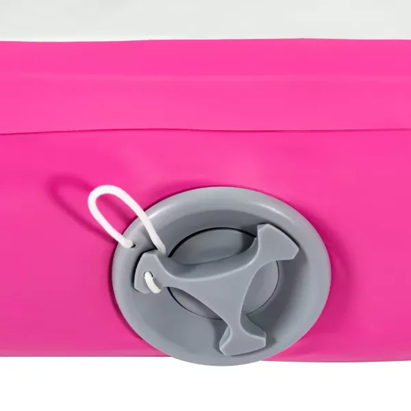 Inflatable Gymnastics Mat, Fitness Mat, Sports Mat, with Carrying Bag and Electric Air Pump, 1*4 M