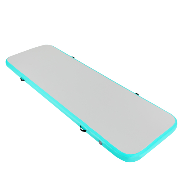 Inflatable Gymnastics Mat Fitness Mat Air Track Mat Yoga Mat Tumbler Mat Sports Mat with Carry Bag and Electric Air Pump