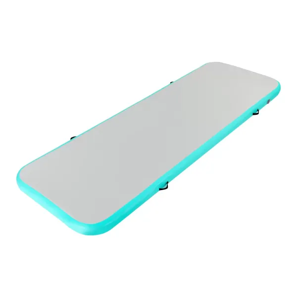 Inflatable Gymnastics Mat Fitness Mat Air Track Mat Yoga Mat Tumbler Mat Sports Mat with Carry Bag and Electric Air Pump