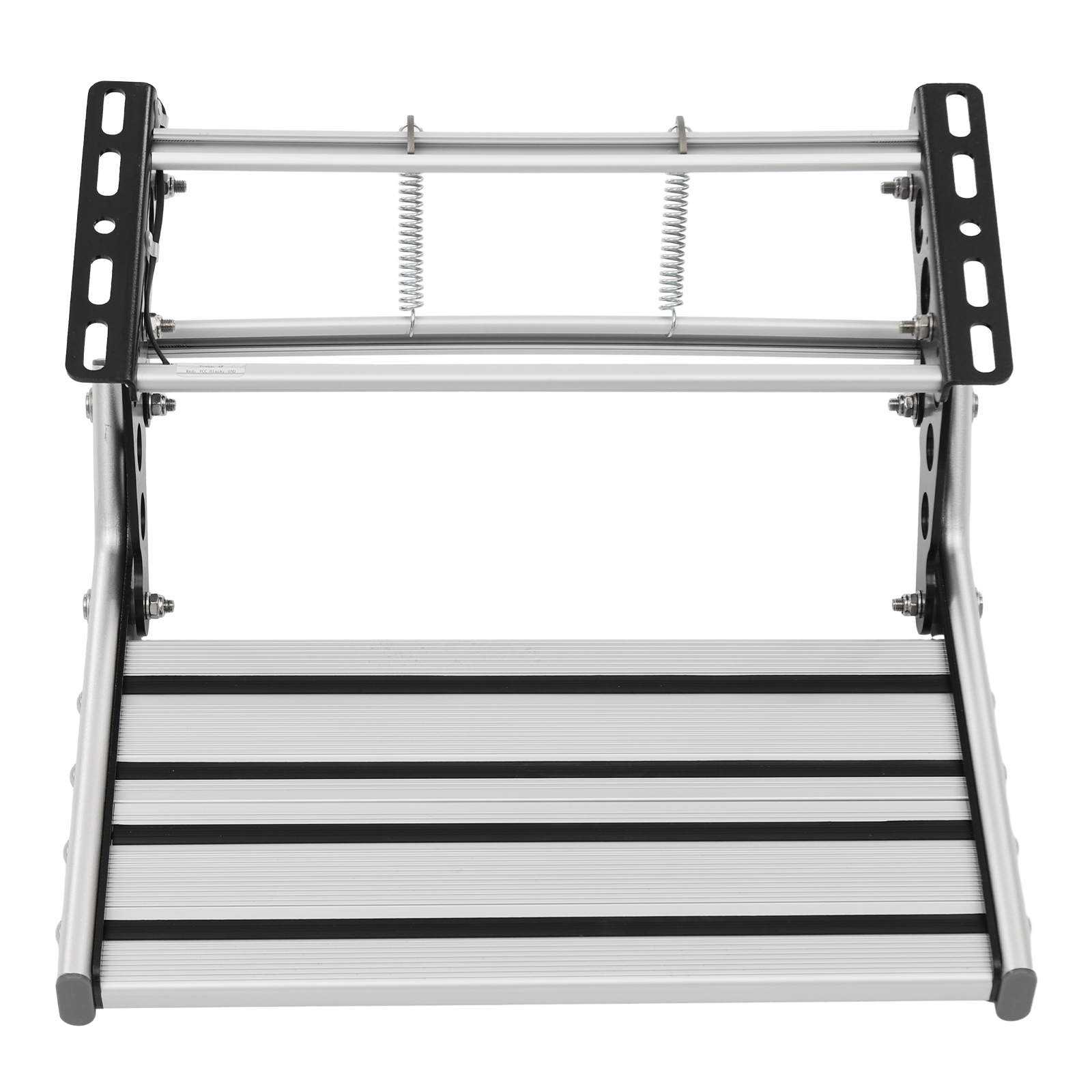 Folding RV Step, RV Camper Step, Manual RV Step with LED Light for Motorhomes, Campers, Caravan