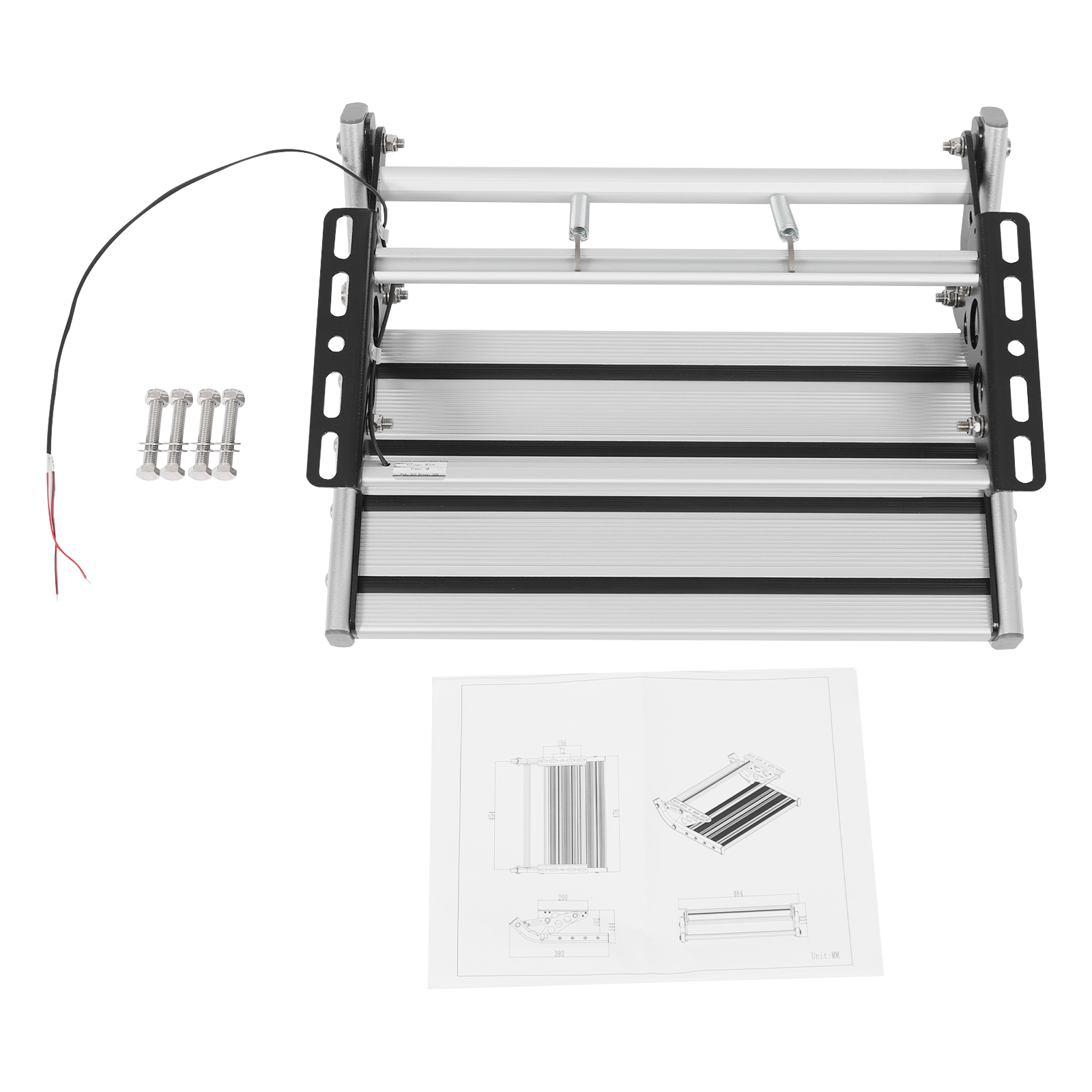 Folding RV Step, RV Camper Step, Manual RV Step with LED Light for Motorhomes, Campers, Caravan Folding RV Step, RV Camper Step, Manual RV Step with LED Light for Motorhomes, Campers, Caravan