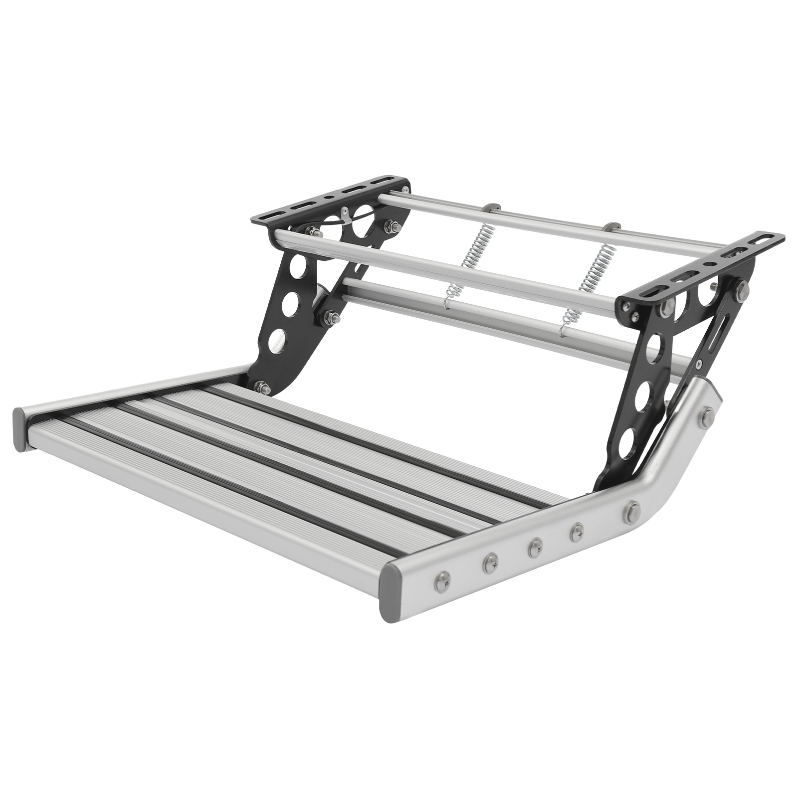 Folding RV Step, RV Camper Step, Manual RV Step with LED Light for Motorhomes, Campers, Caravan Folding RV Step, RV Camper Step, Manual RV Step with LED Light for Motorhomes, Campers, Caravan