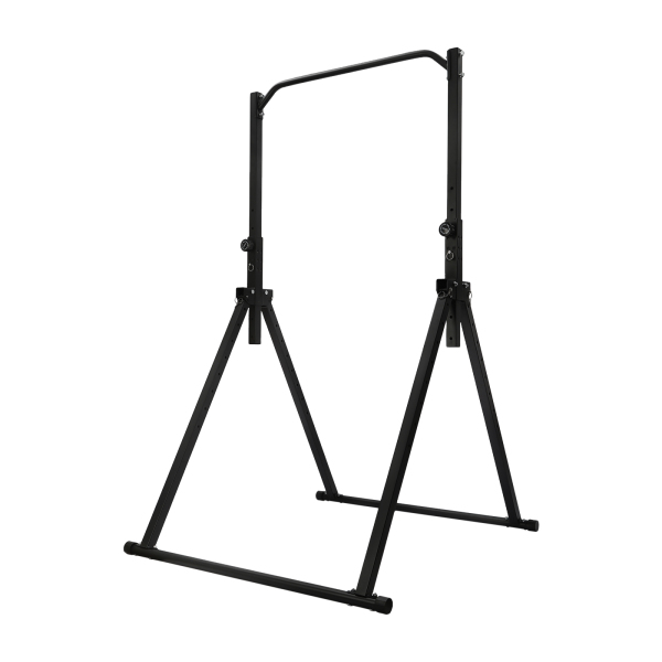 Triangular Pull Up Station Pull Up Bar for Home Gym Strength Training Equipment Adjustable Height Home Pull Up Bar 4.36*3.81ft Black