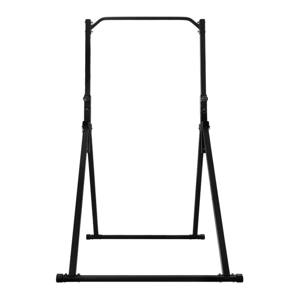 Triangular Pull Up Station Pull Up Bar for Home Gym Strength Training Equipment Adjustable Height Home Pull Up Bar 4.36*3.81ft Black