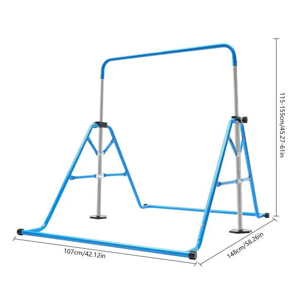 Fun Gymnastics Bars Expandable Children's Training Monkey Folding Bars Climbing Tower Child Play Training Gym Adjustable Height Round Base Fun Gymnastics Bars Expandable Children's Training Monkey Folding Bars Climbing Tower Child Play Training Gym Adjustable Height Round Base