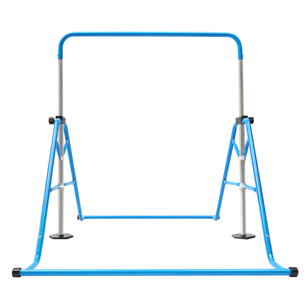 Fun Gymnastics Bars Expandable Children's Training Monkey Folding Bars Climbing Tower Child Play Training Gym Adjustable Height Round Base