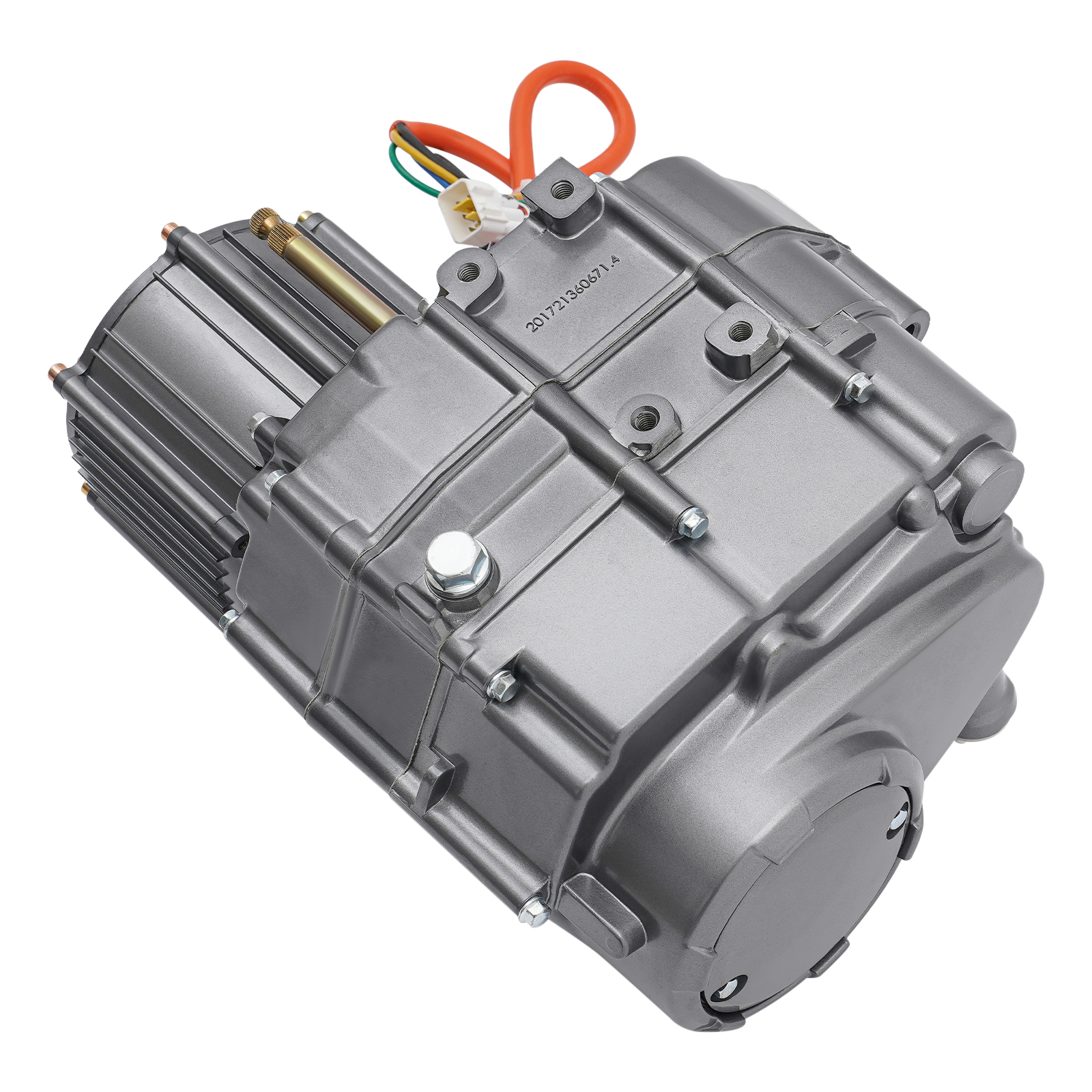 Electric Motor Kit Suitable For Converting Beach Cars Electric Motorcycles ATVs Tricycles Go-karts Golf Carts Grey 1000W DC Brushless Motor 72V