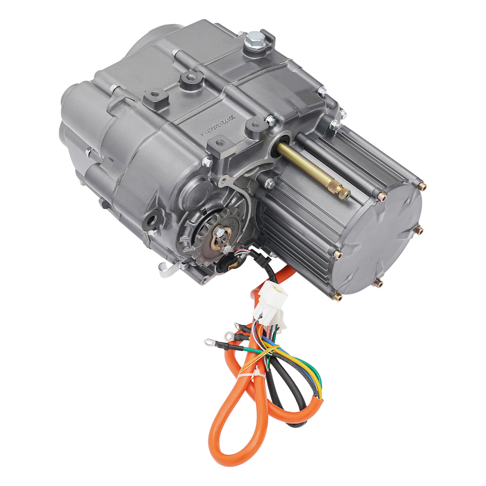 Electric Motor Kit Suitable For Converting Beach Cars Electric Motorcycles ATVs Tricycles Go-karts Golf Carts Grey 1000W DC Brushless Motor 72V