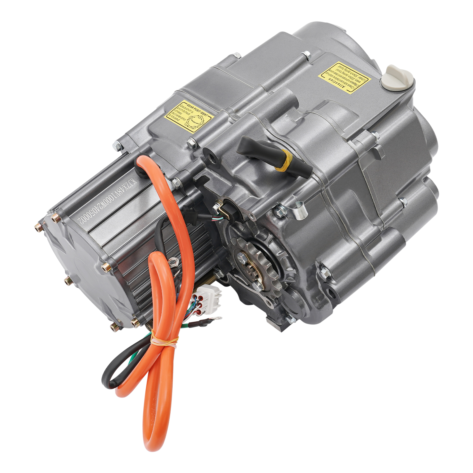 Electric Motor Kit Suitable For Converting Beach Cars Electric Motorcycles ATVs Tricycles Go-karts Golf Carts Grey 1000W DC Brushless Motor 48V