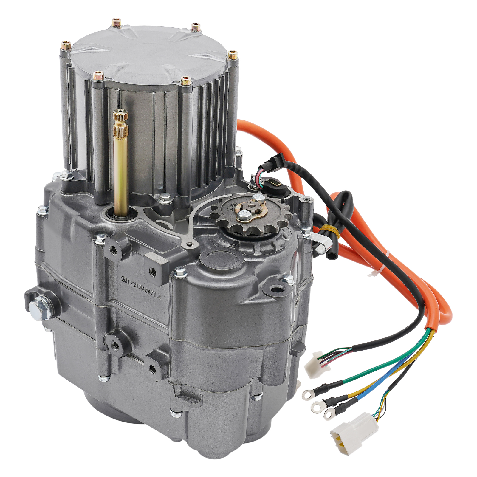 Electric Motor Kit Suitable For Converting Beach Cars Electric Motorcycles ATVs Tricycles Go-karts Golf Carts Grey 1000W DC Brushless Motor 48V