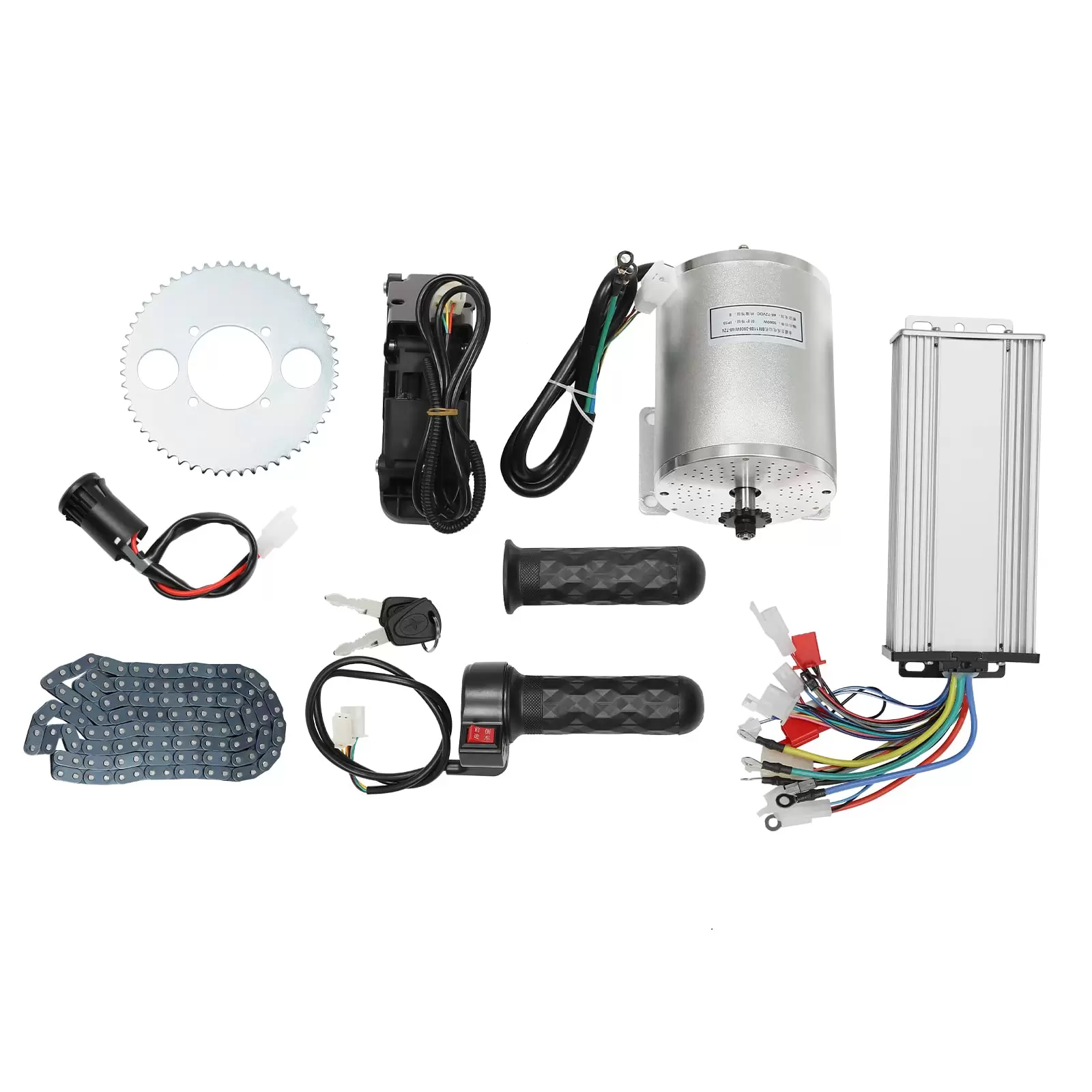 48-72V 3000W brushless motor kit with controller and gas pedal for electric scooter, motorcycle, DIY parts conversion kit 48-72V 3000W brushless motor kit with controller and gas pedal for electric scooter, motorcycle, DIY parts conversion kit