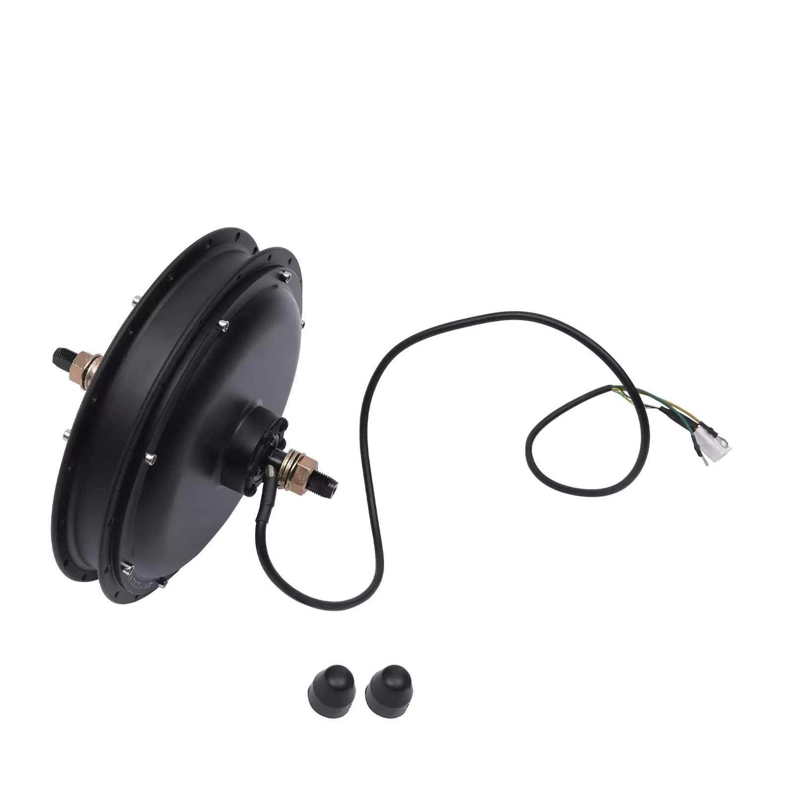 36V 500W Electric Hub Rear Motor - Fits 135mm - 5.31in Bike - Black